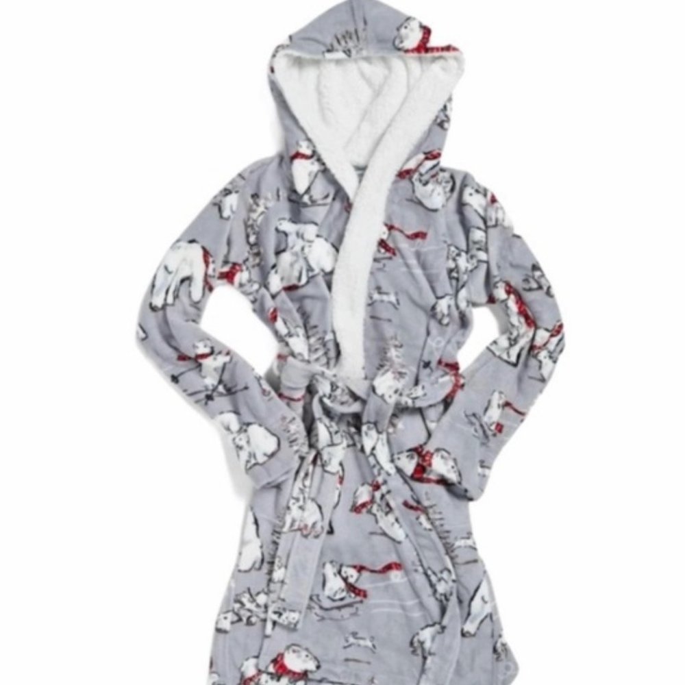 Vera Bradley Ultra Soft Fleece Hooded Robe - Beary Merry
